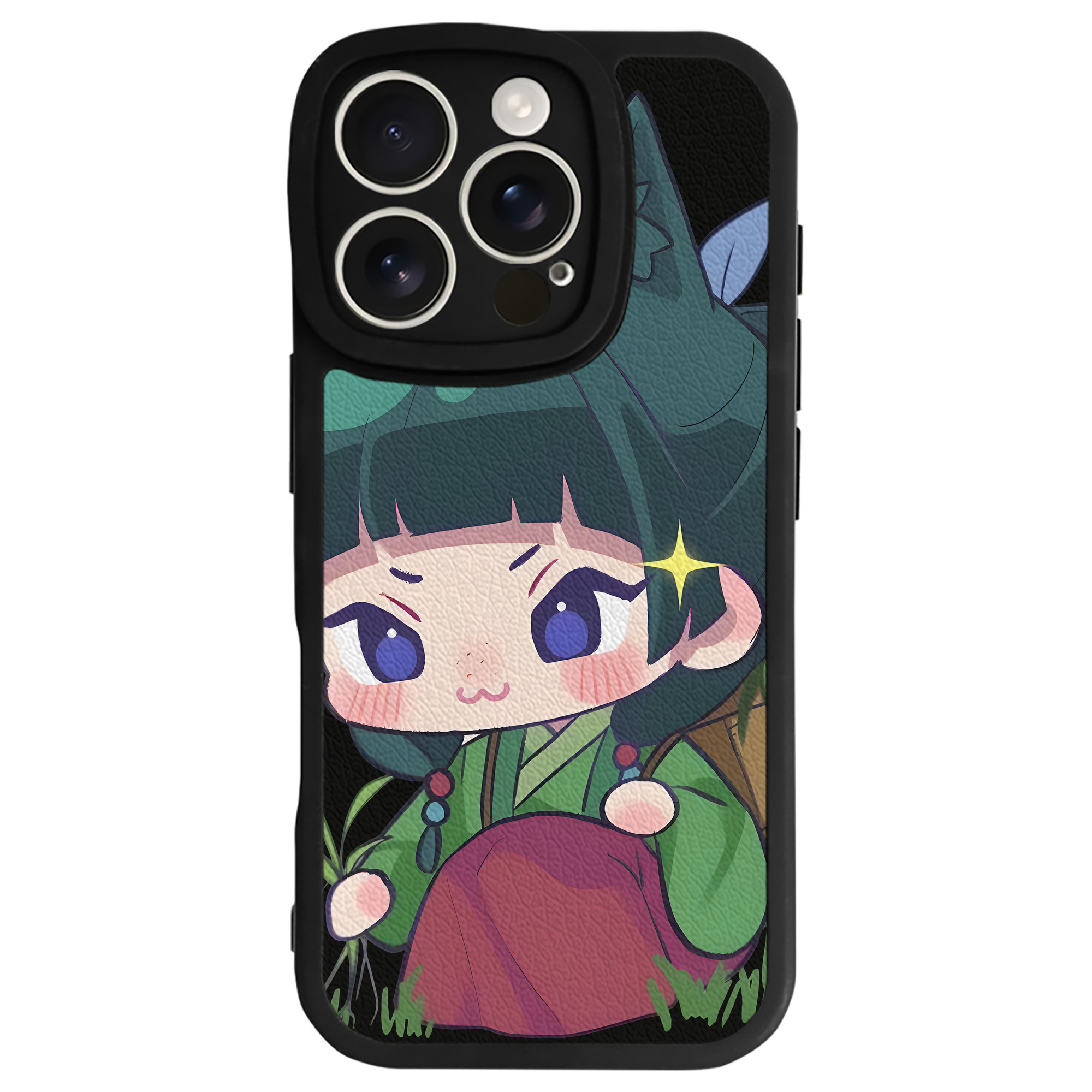 （画像用） 薬屋のひとりごと The Apothecary Diaries 【iPhone 16シリーズ対応】シリコンスマホケース（レザー調） 材質：シリコン